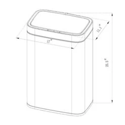 Motion Wastebasket With Liner - Brightroom™ -Brightroom Homeware GUEST 0e7e13e3 1c51 4968 9797 f05398706d76