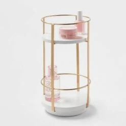 10" X 5.7" Round Metal Countertop Turntable Brass - Brightroom™ 5 10" X 5.7" Round Metal Countertop Turntable Brass - Brightroom™ -Brightroom Homeware GUEST 0f7b8890 6df4 4606 9fa9 246d6098805b