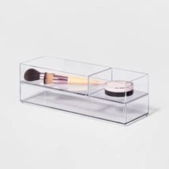 3 Bathroom Plastic Tray Beauty Organizer Set Clear - Brightroom™ 5 3 Bathroom Plastic Tray Beauty Organizer Set Clear - Brightroom™ -Brightroom Homeware GUEST 28aee1c3 5eb3 439c 8ea4 2dbdc4bd6ddf