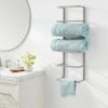 Towel Wall Storage Cabinet Brushed Nickel Metal - Brightroom™