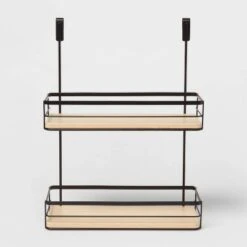 Over The Cabinet Tiered Shelves With Wood - Brightroom™ -Brightroom Homeware GUEST 3d8b1093 ba4e 4693 b10d 6c7afcc98310