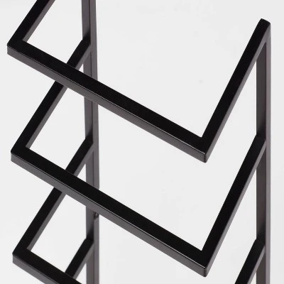 Towel Wall Storage Cabinet Black Metal - Brightroom™ 2 Towel Wall Storage Cabinet Black Metal - Brightroom™ - Image 2