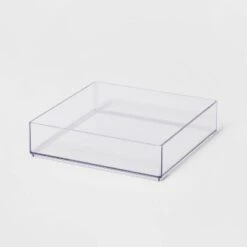 Plastic Organizer Tray Clear - Brightroom™ -Brightroom Homeware GUEST 469774cb 755b 4557 be62 dbd8b5cb7028