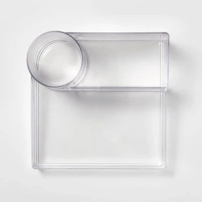 Bathroom Plastic Hair Accessory Organizer Clear - Brightroom™ 2 Bathroom Plastic Hair Accessory Organizer Clear - Brightroom™ - Image 2