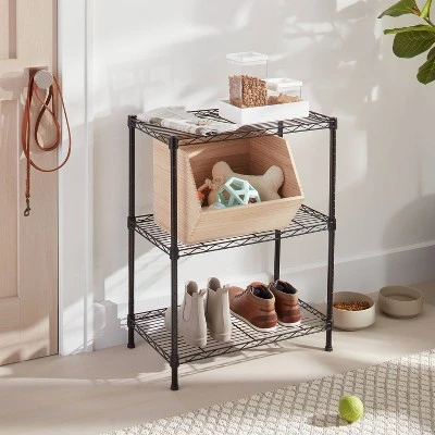 Paulownia Wood Potato Bin Natural - Brightroom™ 1 Paulownia Wood Potato Bin Natural - Brightroom™