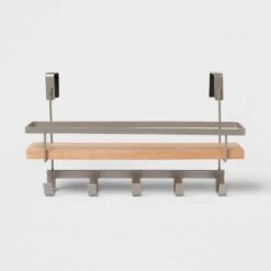 Shelf Rack With 5 Hooks - Brightroom™ -Brightroom Homeware GUEST 853bdf41 ebc4 4517 bfd7 fb3b0039943d