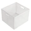 10" X 14" X 13.25" Mesh Crate File Box White - Brightroom™