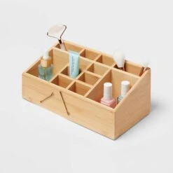 10" X 5" X 4" 12 Compartment Bamboo Countertop Organizer - Brightroom™ -Brightroom Homeware GUEST 8c744fa1 c40c 4a18 88b5 85111e9829ce