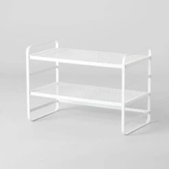 2 Tier Shoe Rack Metal Mesh - Brightroom™ 7 2 Tier Shoe Rack Metal Mesh - Brightroom™ -Brightroom Homeware GUEST 97469fbe 60a1 4d79 b7f6 0432247cf2d3