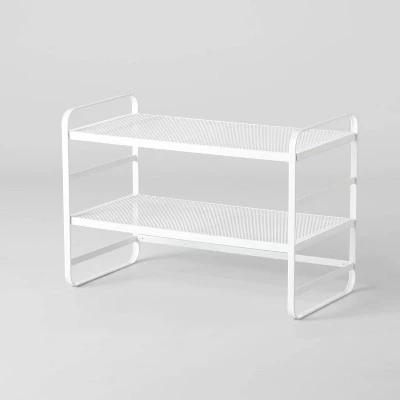 2 Tier Shoe Rack Metal Mesh - Brightroom™ 4 2 Tier Shoe Rack Metal Mesh - Brightroom™ - Image 4