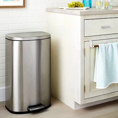 45L D Shape Step Trash Can - Brightroom™ 1 45L D Shape Step Trash Can - Brightroom™