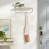 Mixed Material Entryway Organizer Matte White - Brightroom™