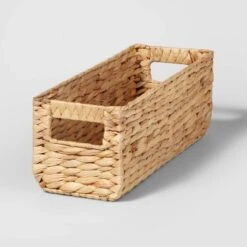 Woven Water Hyacinth Rectangular Basket - Brightroom™ -Brightroom Homeware GUEST c35b0398 3b94 4b8b bd61 0e9d4a0e77d7