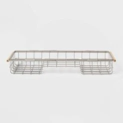 Metal Bathtub Caddy With Wood Handles - Brightroom™ -Brightroom Homeware GUEST c36f2fab 3b86 43c7 b0dd 3a35c275f20c