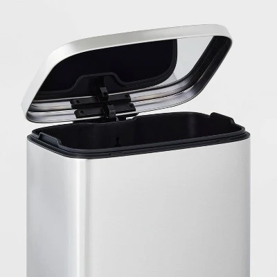 45L Rectangular Step Trash Can - Brightroom™ 2 45L Rectangular Step Trash Can - Brightroom™ - Image 2