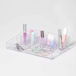 Bathroom Plastic Extra Large Cosmetic Organizer Clear - Brightroom™ 6 Bathroom Plastic Extra Large Cosmetic Organizer Clear - Brightroom™ -Brightroom Homeware GUEST f40ed7a3 5f93 4459 afee 9d433a0216cd